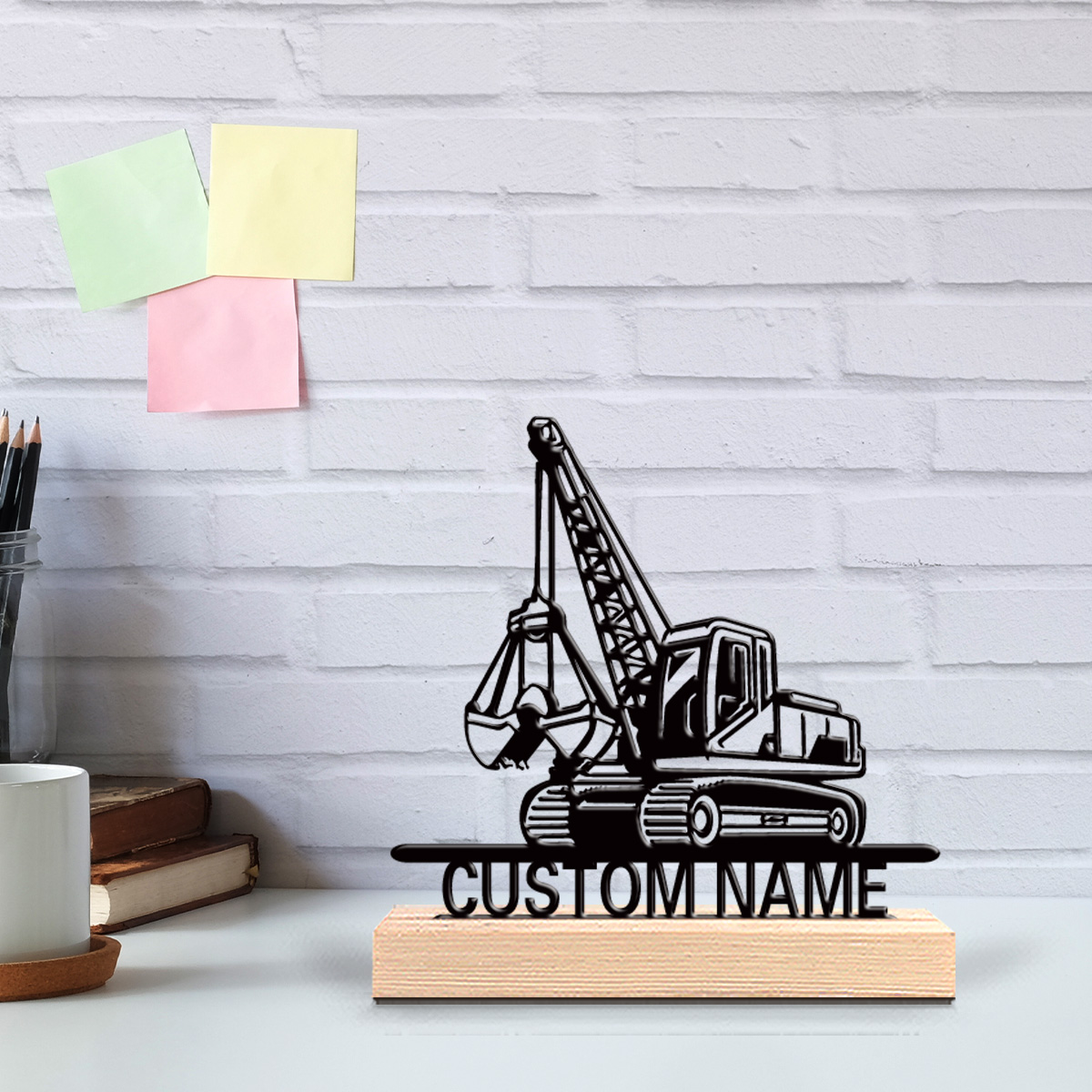 Art Y Craft - 1pc tractor Customized Letter Tin Statue