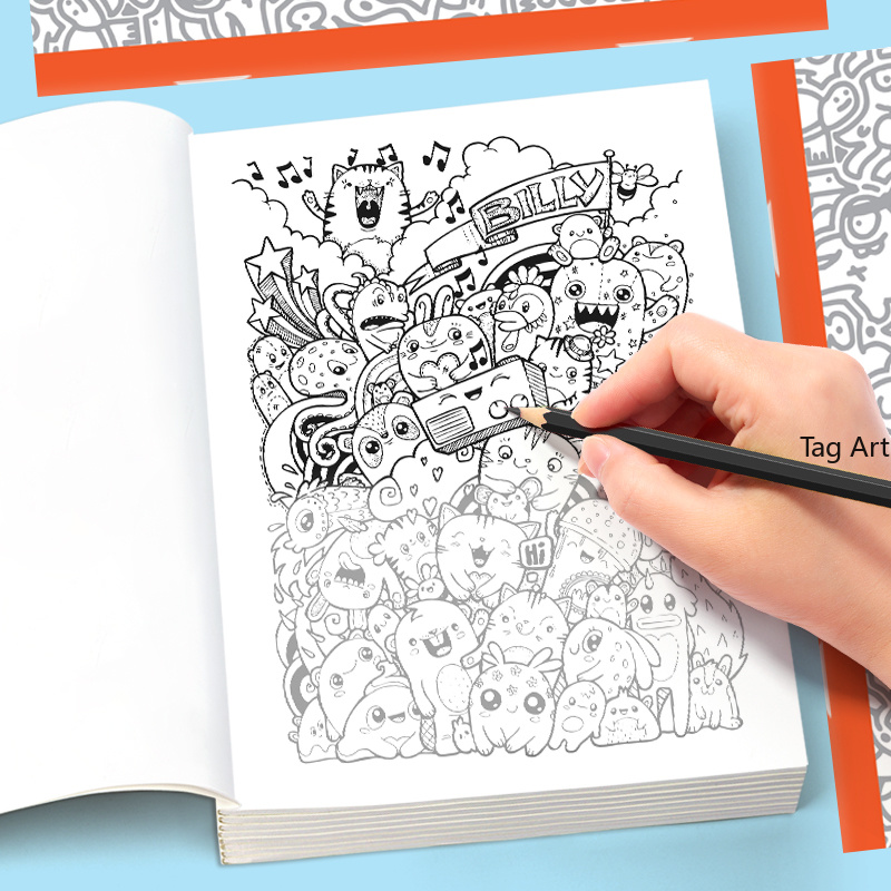 Chinese Art Craft - An Adult Decompression Graffiti Style Healing