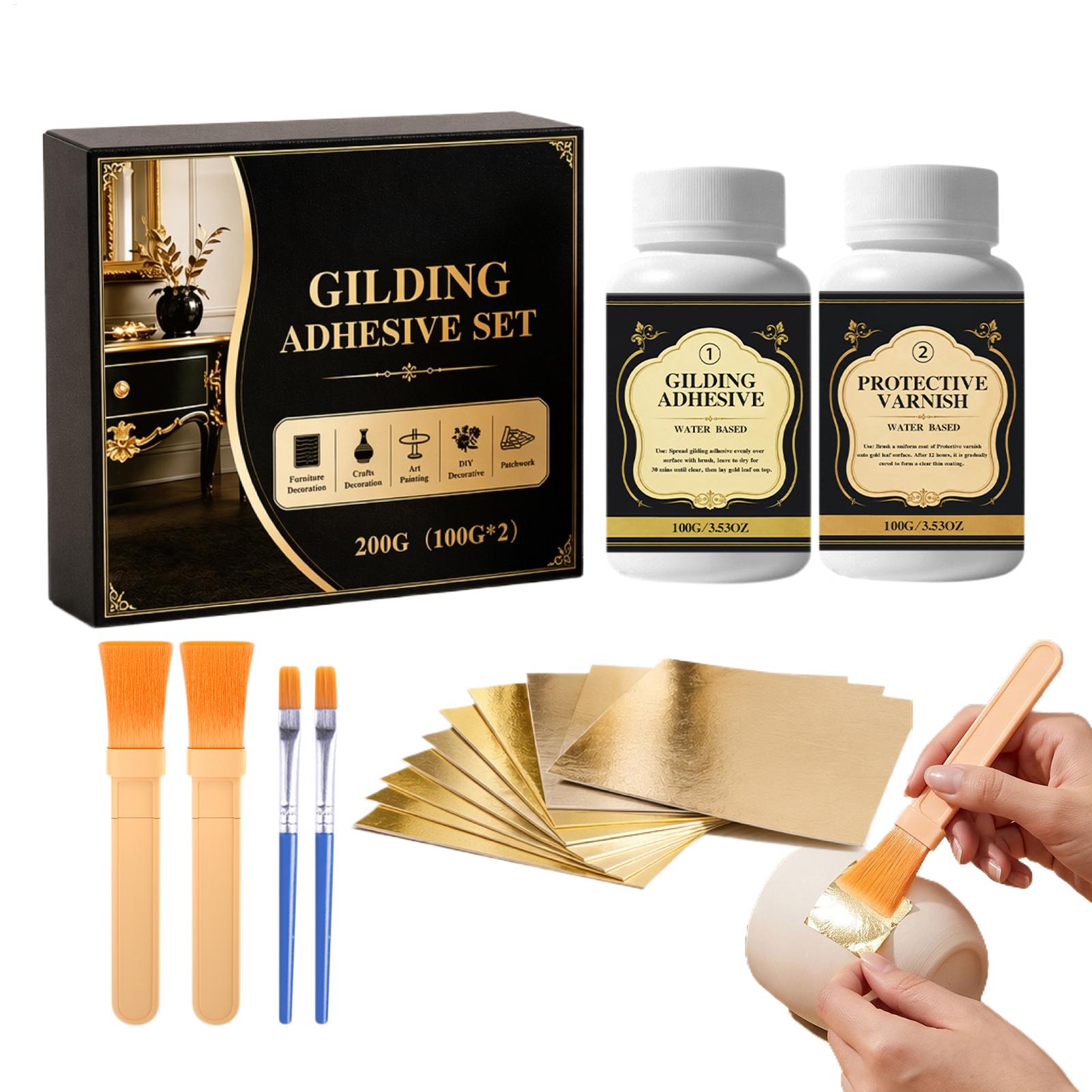 Art Craft Leaves - Gilding Adhesive Water-Based Long-Lasting DIY Gilding