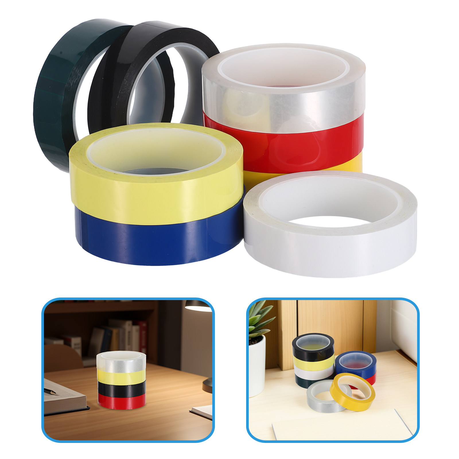 Art Craft School - 8Pcs Colorful Masking Tape Strong Adhesive