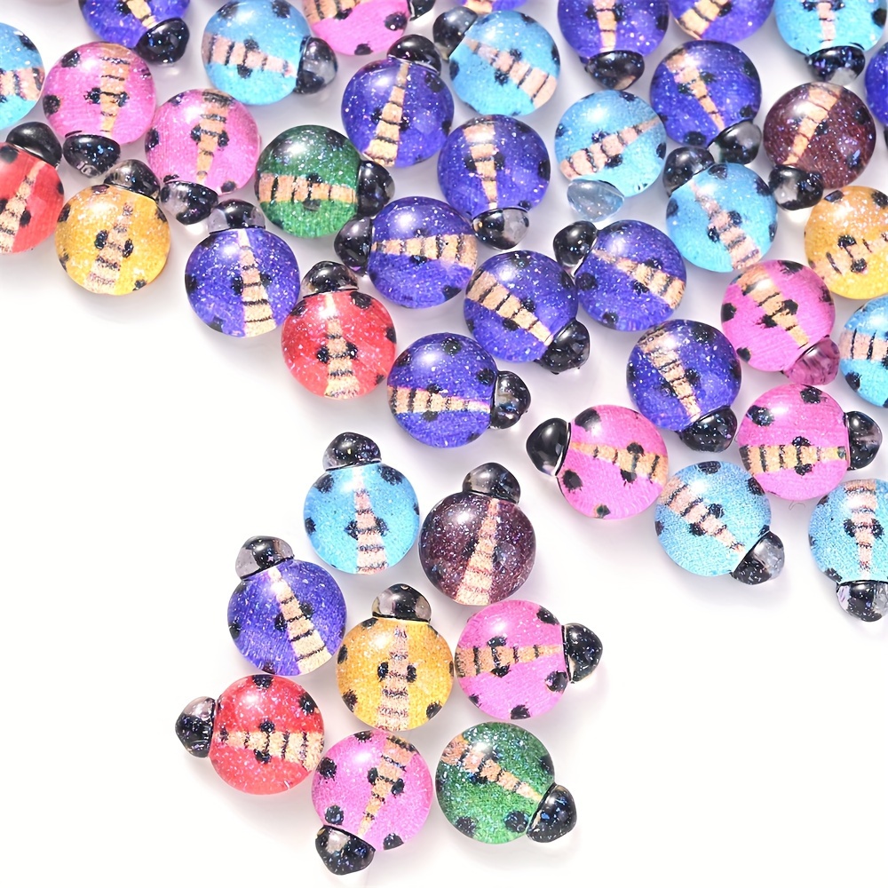 iYOE 50pcs 6x8mm Resin Ladybug - Art Craft Ladybug review and price