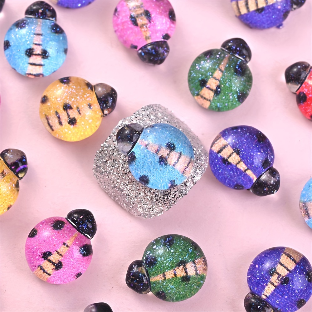 iYOE 50pcs 6x8mm Resin Ladybug - Art Craft Ladybug review and price