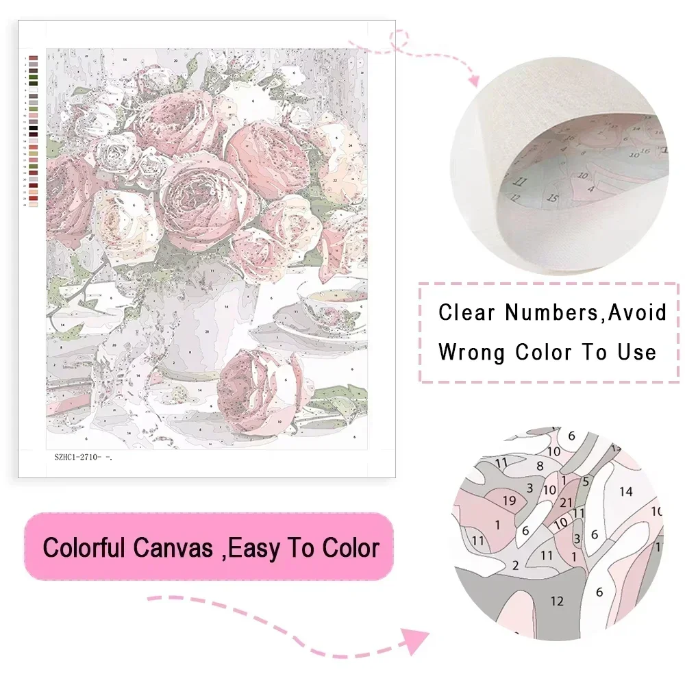 Paint By Numbers Kit for Adult - Art Craft Letter A review and price