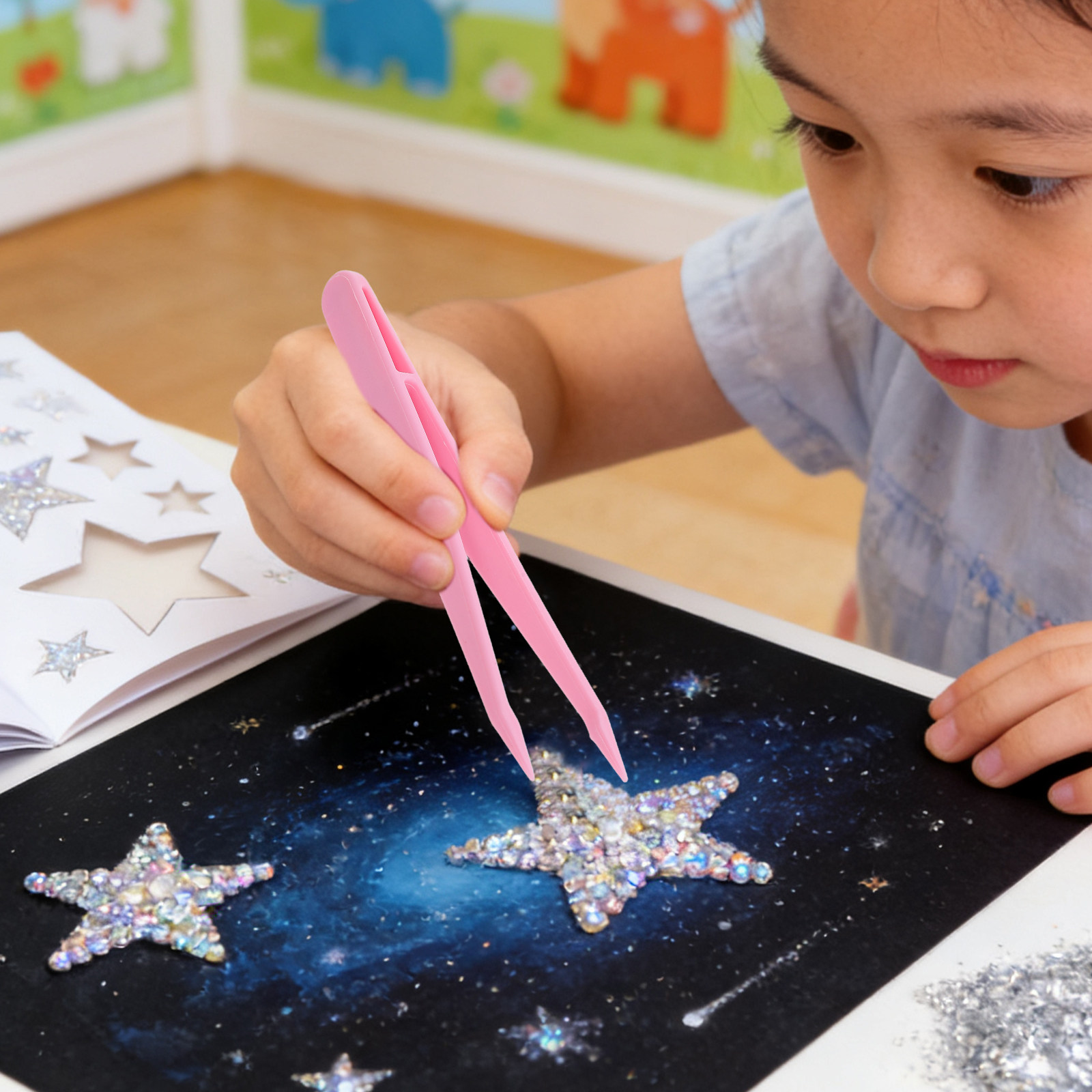 20Pcs Preschool Plastic Tweeze - Art Craft Rainbow review and price