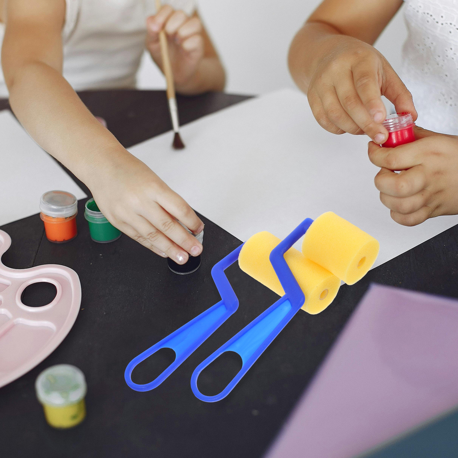 2Pcs Kids Painting Sponge Brus - Art Craft Easy review and price
