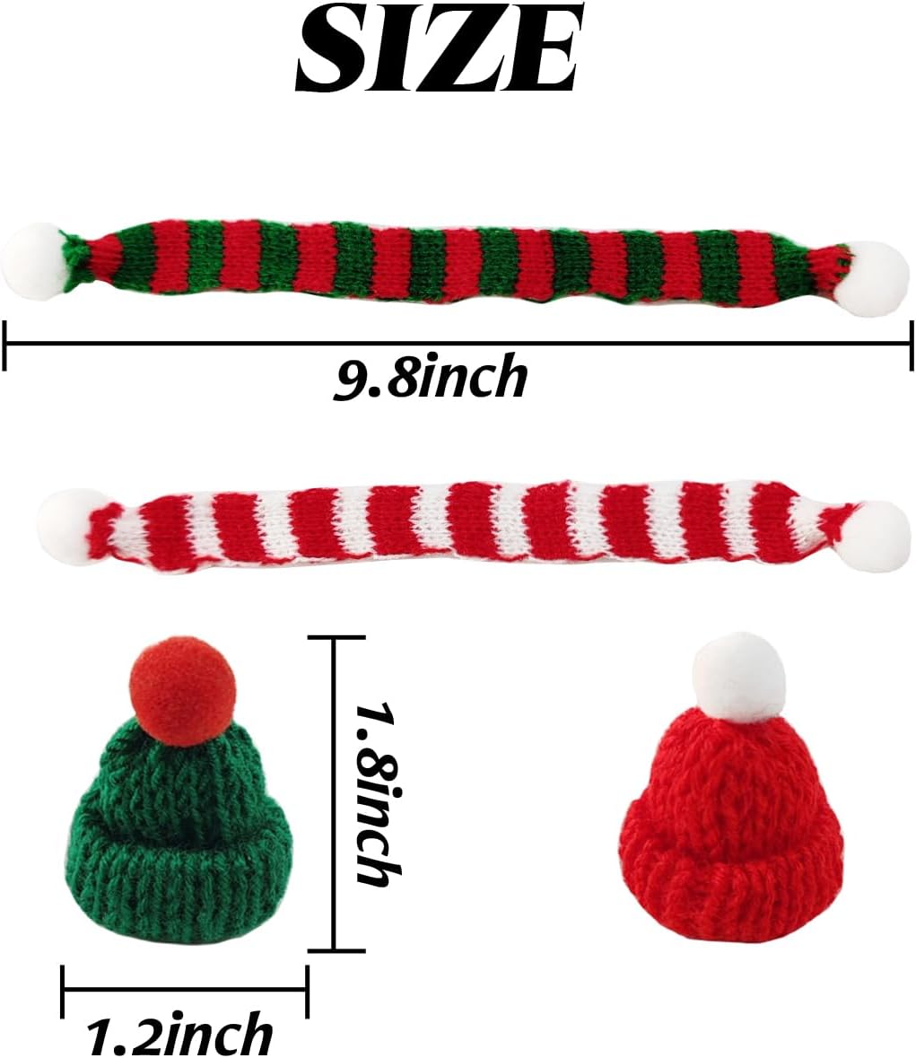 32PCS Mini Knit Hat Mini Chris - Art Craft Christmas Tree review and price
