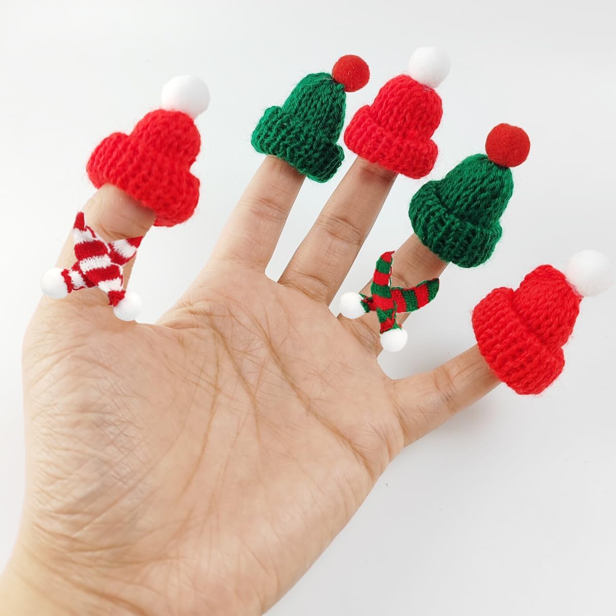 32PCS Mini Knit Hat Mini Chris - Art Craft Christmas Tree review and price