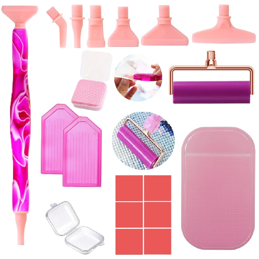 DIY diamond painting tool set, - Diamond Painting Kit review and price