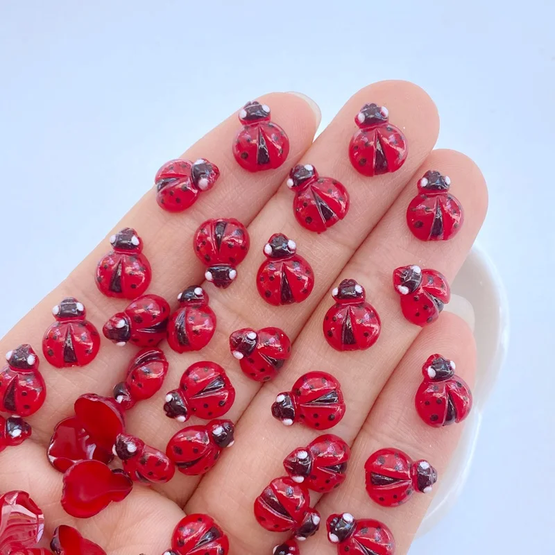 50Pcs New nail art accessories - Art Craft Ladybug review and price