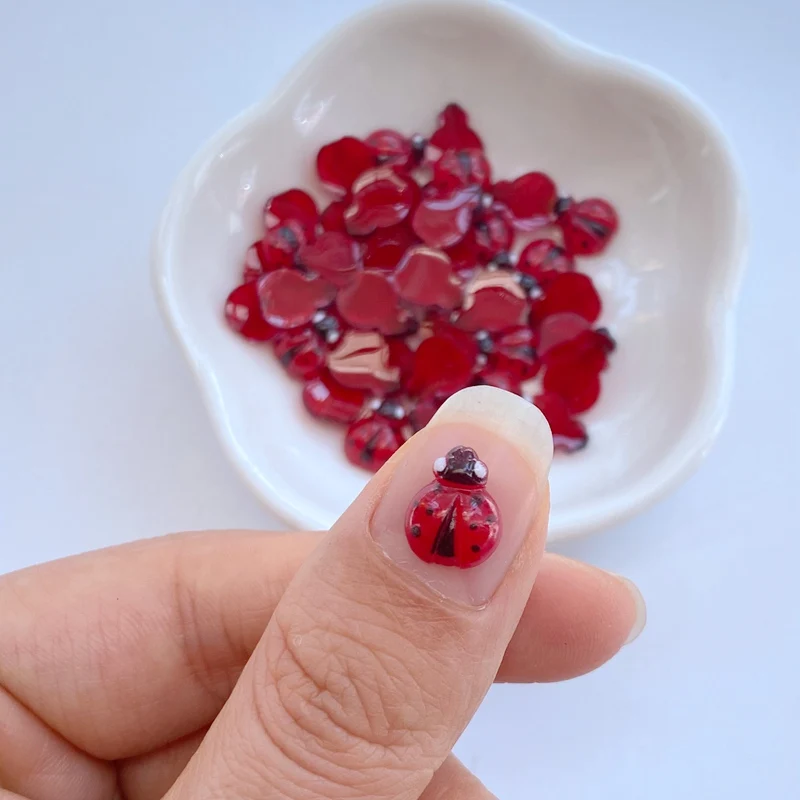 50Pcs New nail art accessories - Art Craft Ladybug review and price