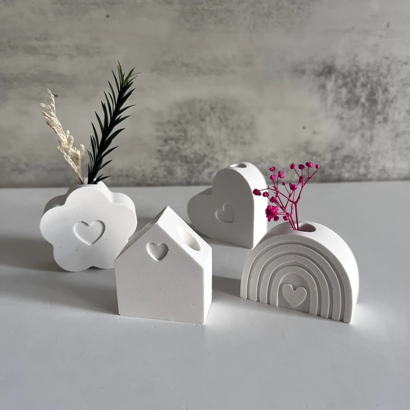 1/4pcs Silicone Vase Molds for - Art Craft Rainbow review and price