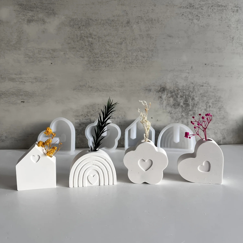 1/4pcs Silicone Vase Molds for - Art Craft Rainbow review and price