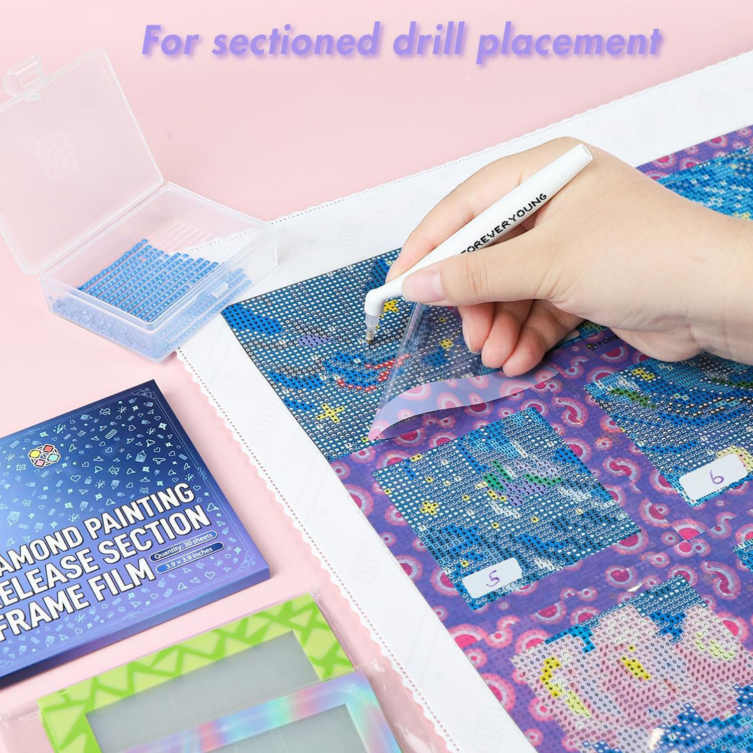 30PCS Diamond Painting Alignme - Diamond Painting Kit review and price