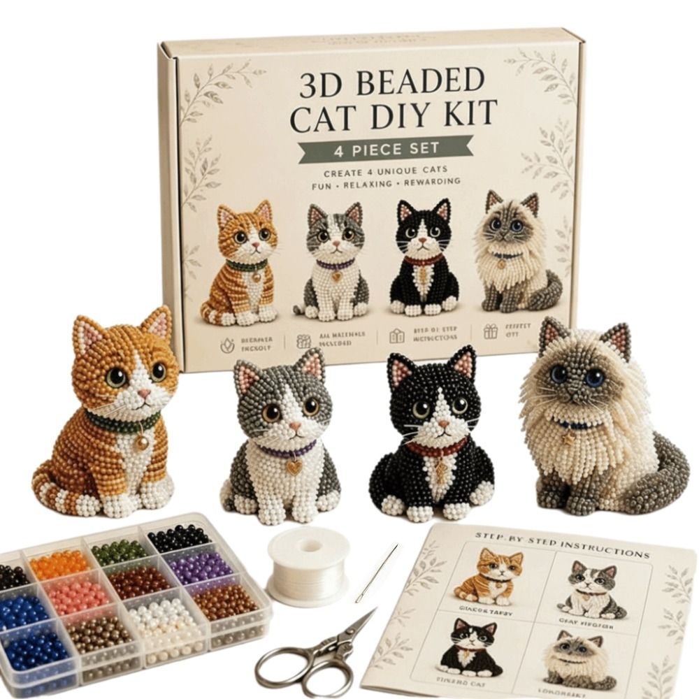 Tiny Beads 3D Beaded Animal Ki - Art Craft Rainbow review and price