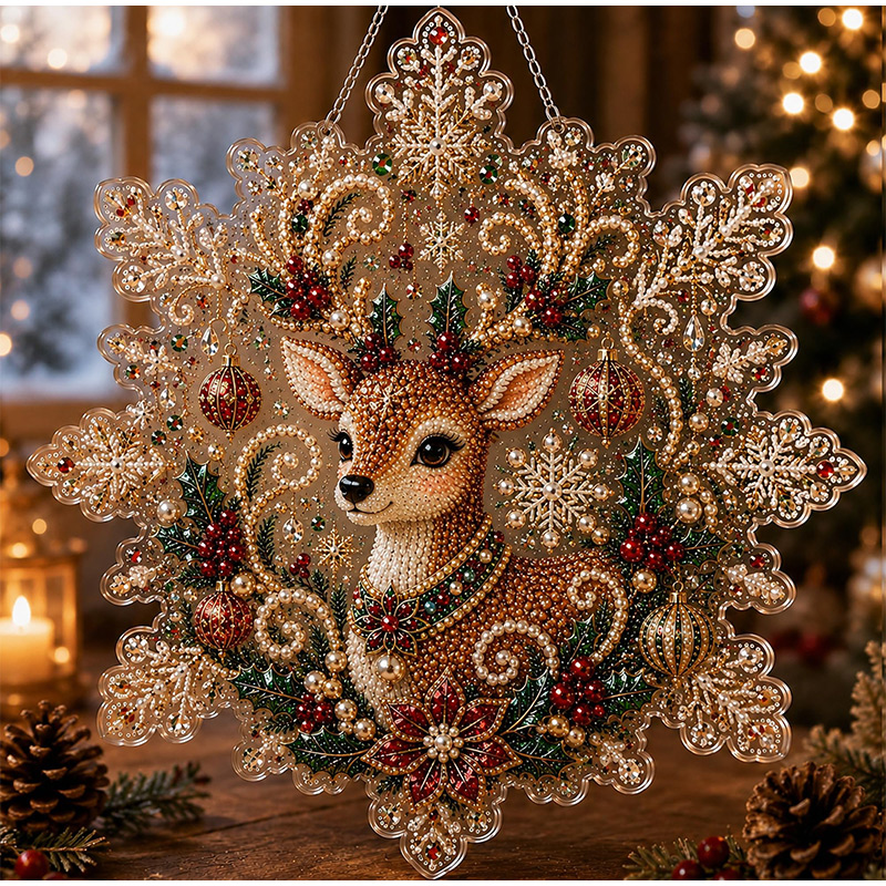 DIY Christmas Pearl Diamond Pa - Diamond Painting Kit review and price