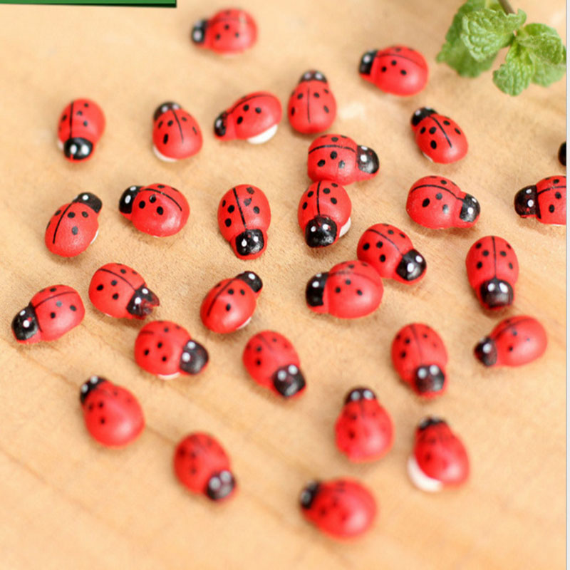 100pcs Self-adhesive Mini Refr - Art Craft Ladybug review and price