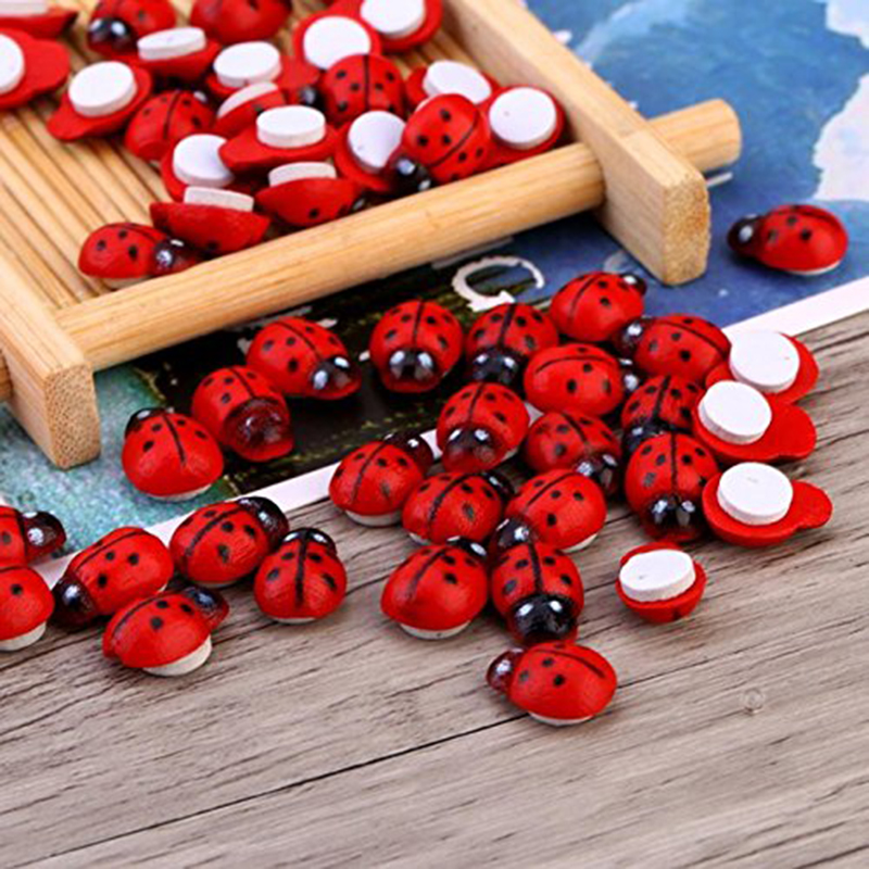 100pcs Self-adhesive Mini Refr - Art Craft Ladybug review and price