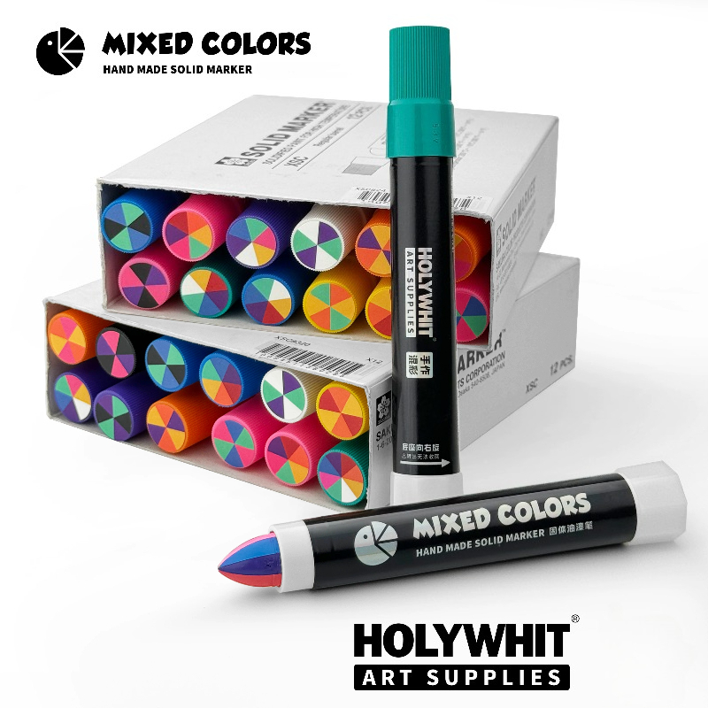 1 Pcs Mixed Solid Oil-Based Wa - Art Craft Rainbow review and price