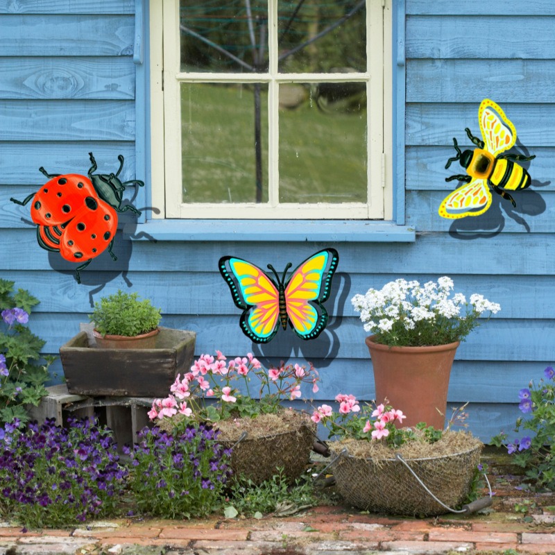 3PCS Butterfly Iron Crafts Hom - Art Craft Ladybug review and price