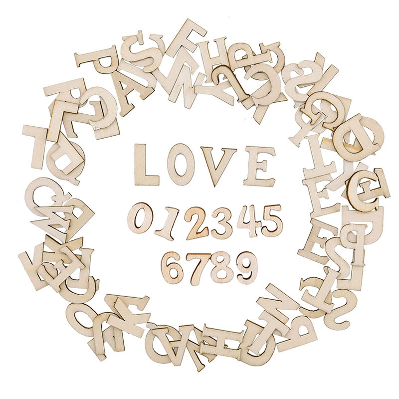 100pcs Wood English Alphabet D - Art Craft Letter A review and price