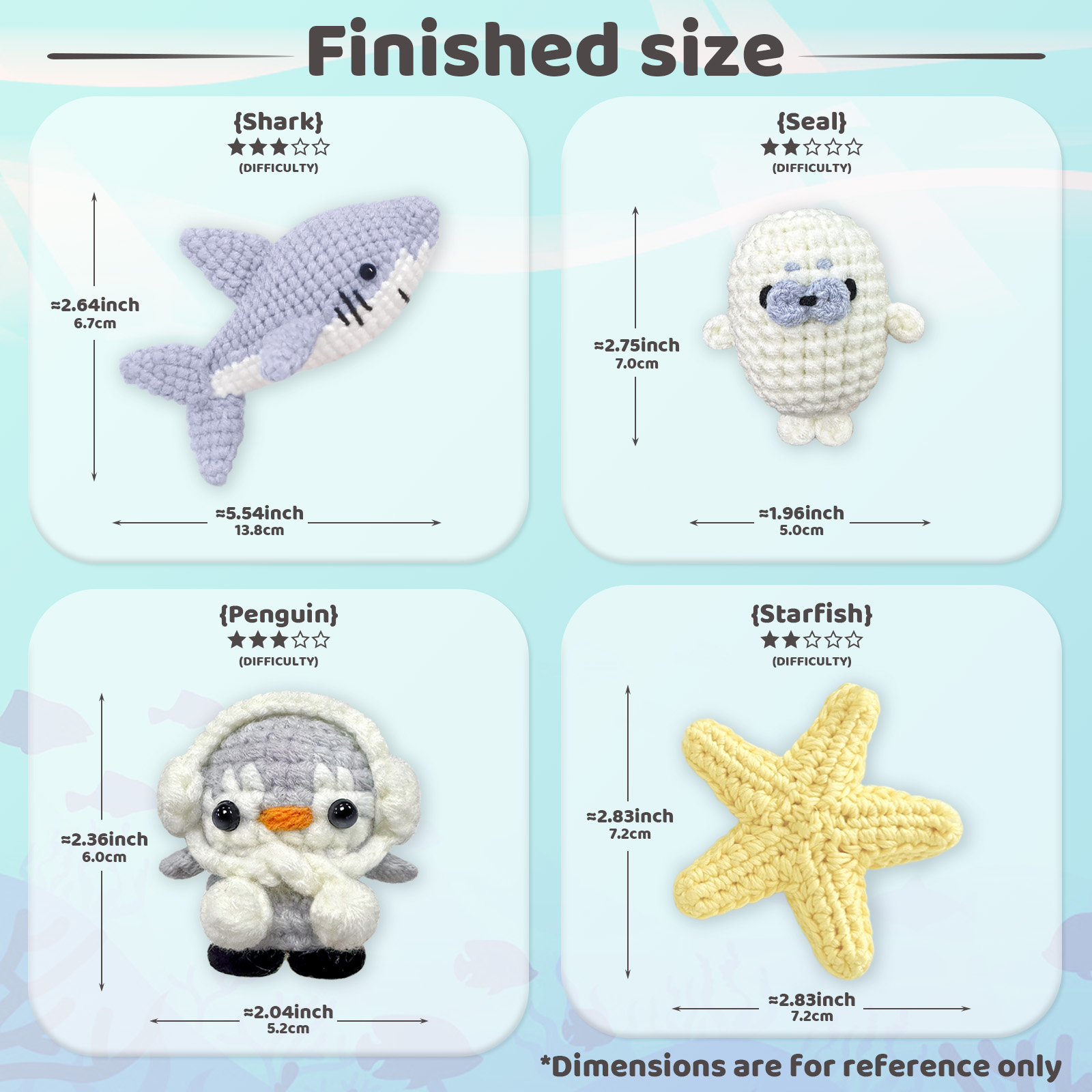 YAMAXIN 4PCS DIY Crochet Kit f - Art Craft Easy review and price