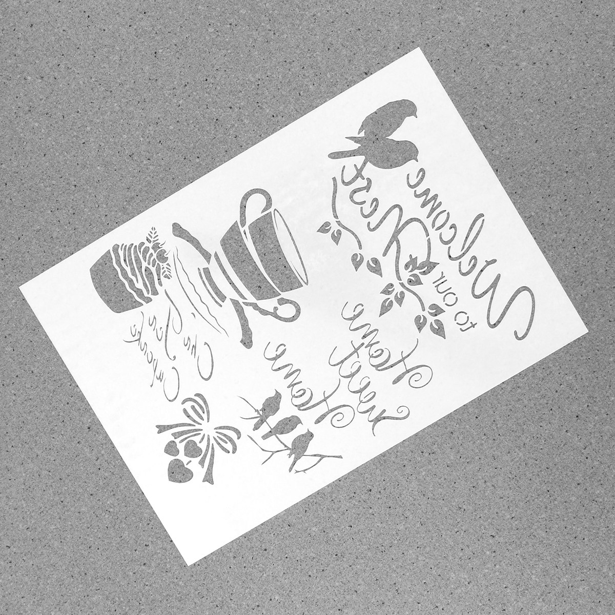 Reusable Hollow Drawing Stenci - Art Craft School review and price