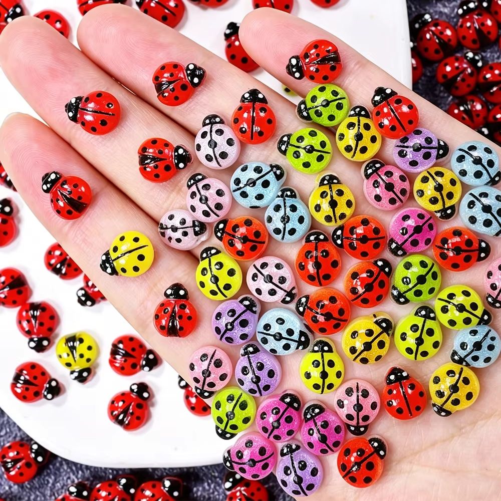 50Pcs Lovely Mixed Ladybug Nai - Art Craft Ladybug review and price
