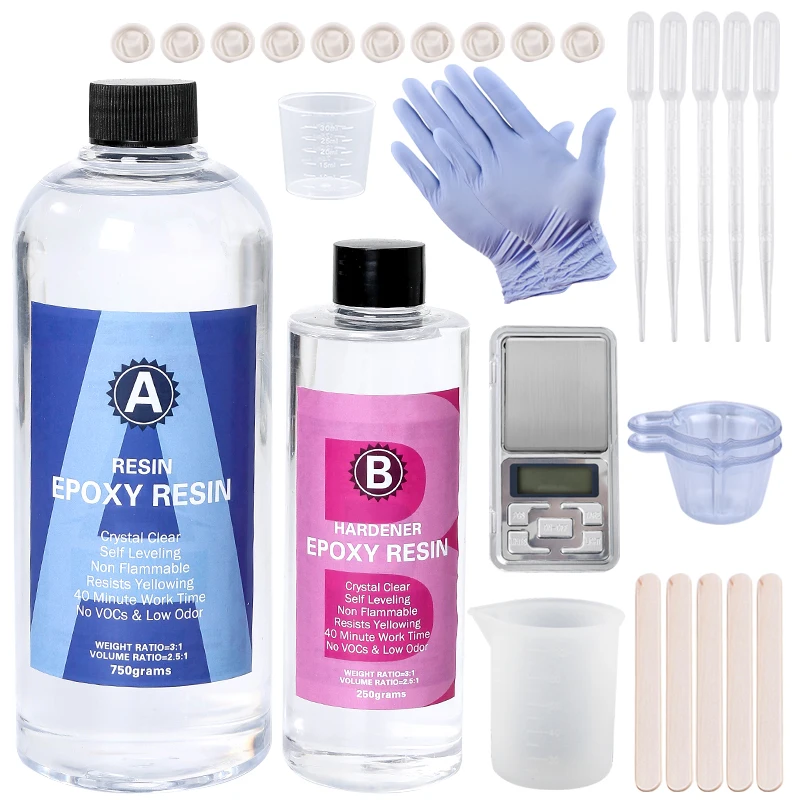 Epoxy Resin Kit Crystal Clear  - Art Craft Easy review and price