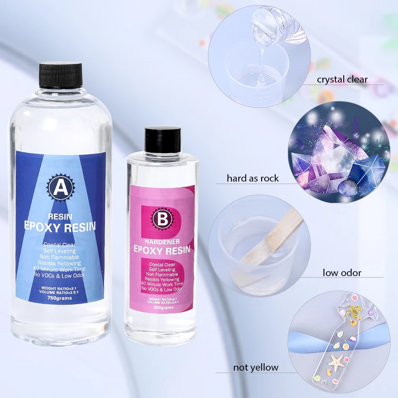 Epoxy Resin Kit Crystal Clear  - Art Craft Easy review and price