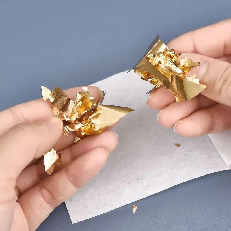 100-300pcs Imitation Gold Silv - Art Craft Leaves review and price