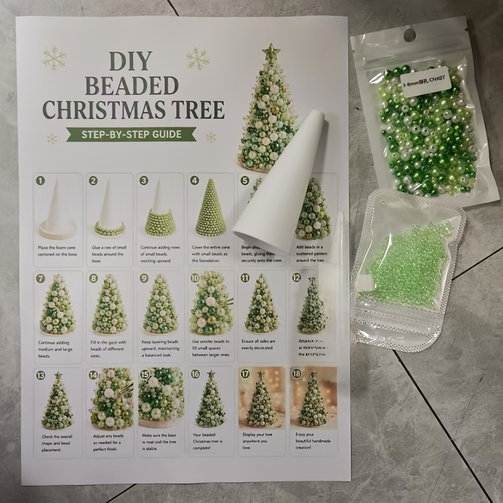 DIY Beaded Christmas Tree Kit, - Art Craft Christmas Tree review and price