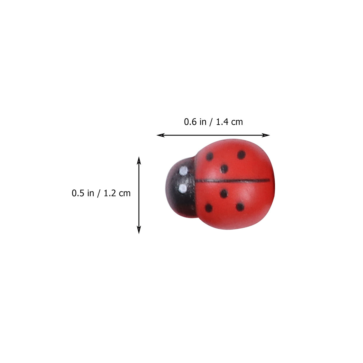 100 pcs Ladybugs Sponge Sticke - Art Craft Ladybug review and price