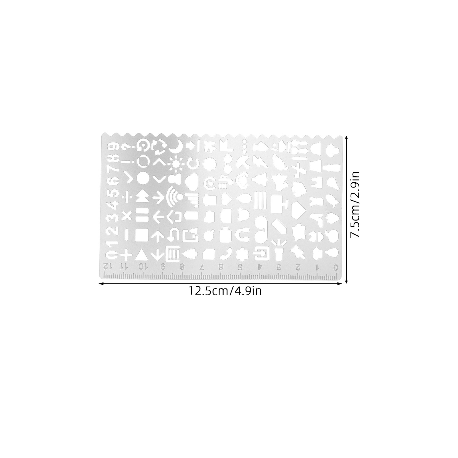 5Pcs Stainless Steel Stencil R - Art Craft School review and price