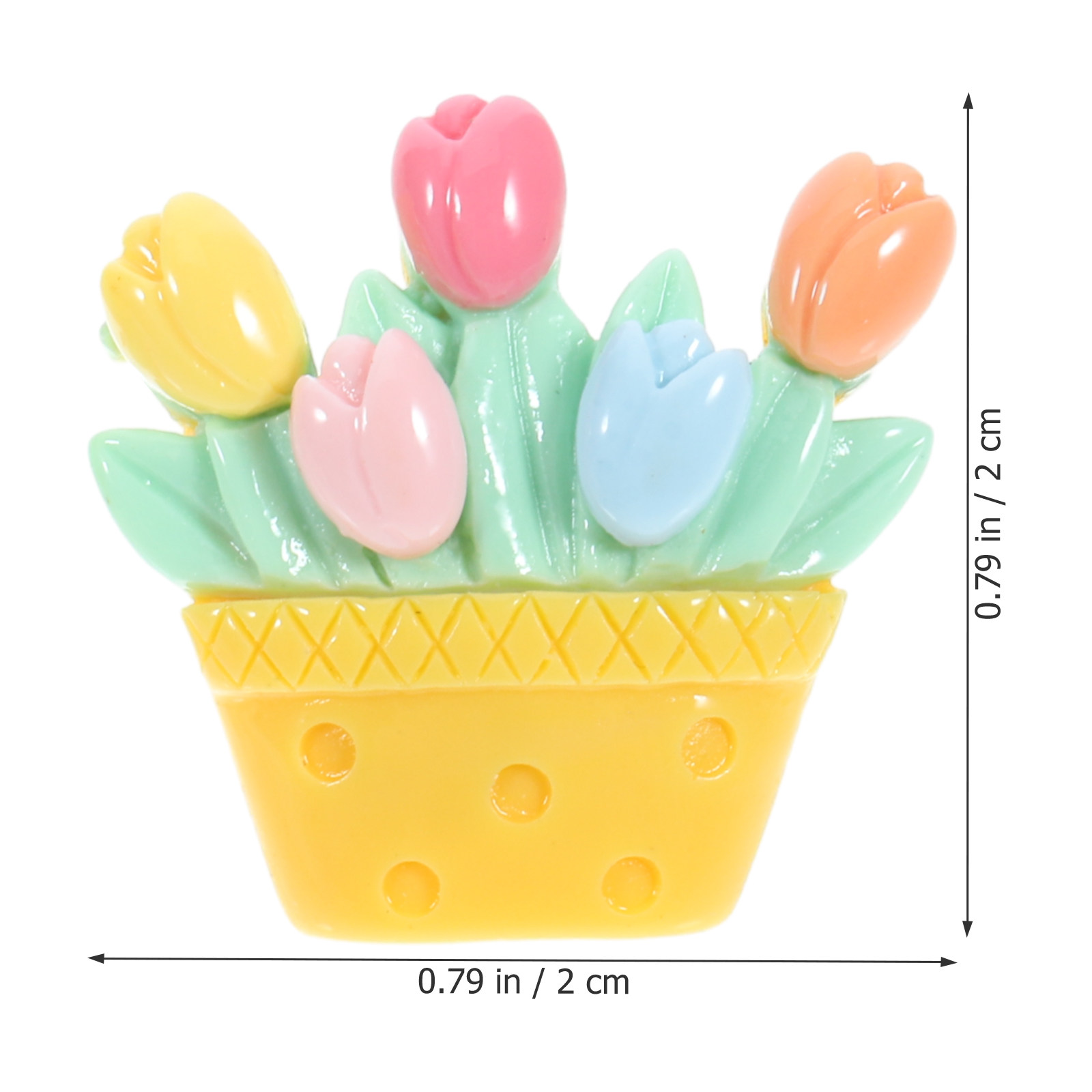 20Pcs Resin Thumbtacks Flower  - Art And Craft Photos review and price