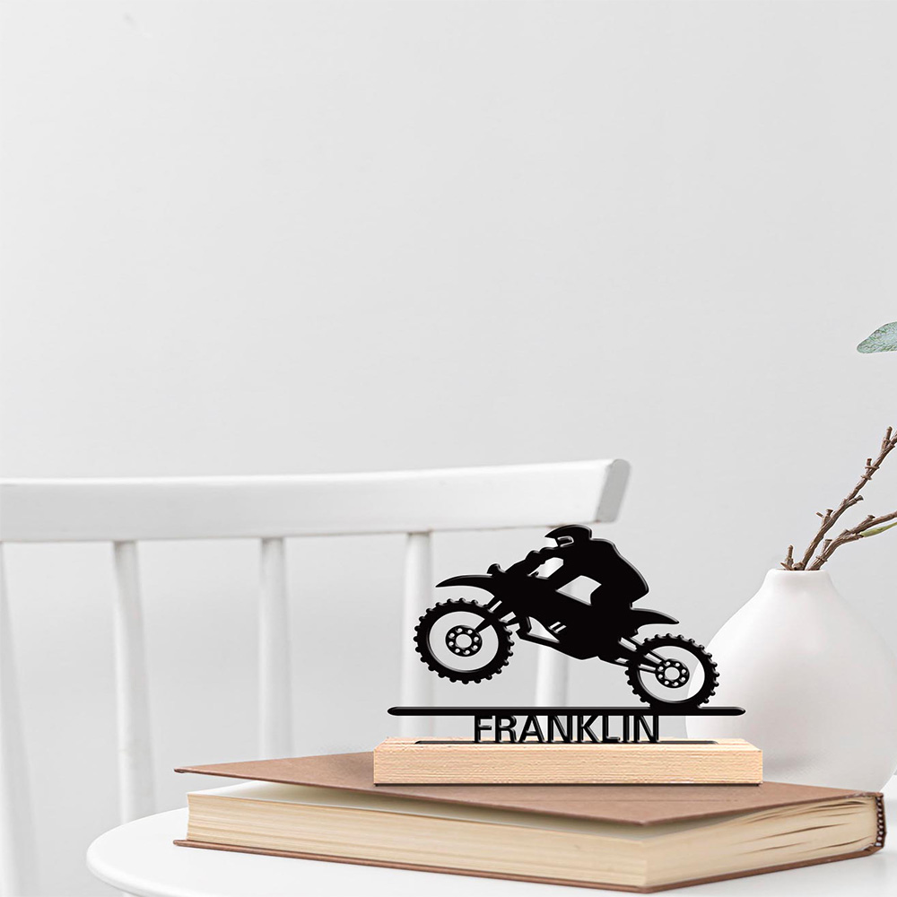 1pc Abstract Motorbike jumping - Art Y Craft review and price