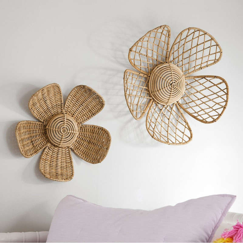 INS Nordic Woven Rattan Flower - Art And Craft Photos review and price