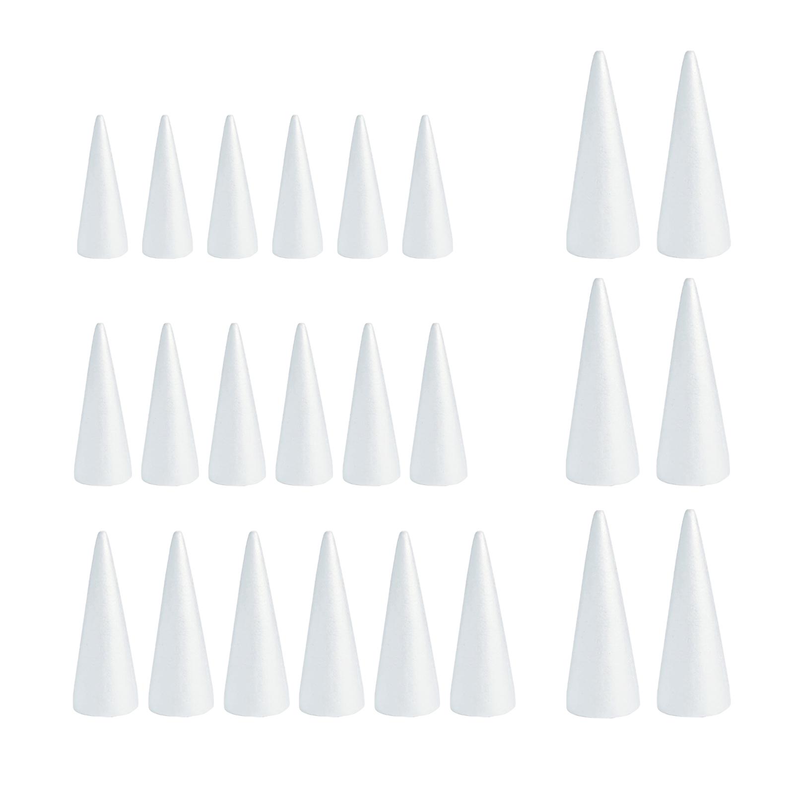 White Crafts Foam Cones for DI - Art Craft Christmas Tree review and price