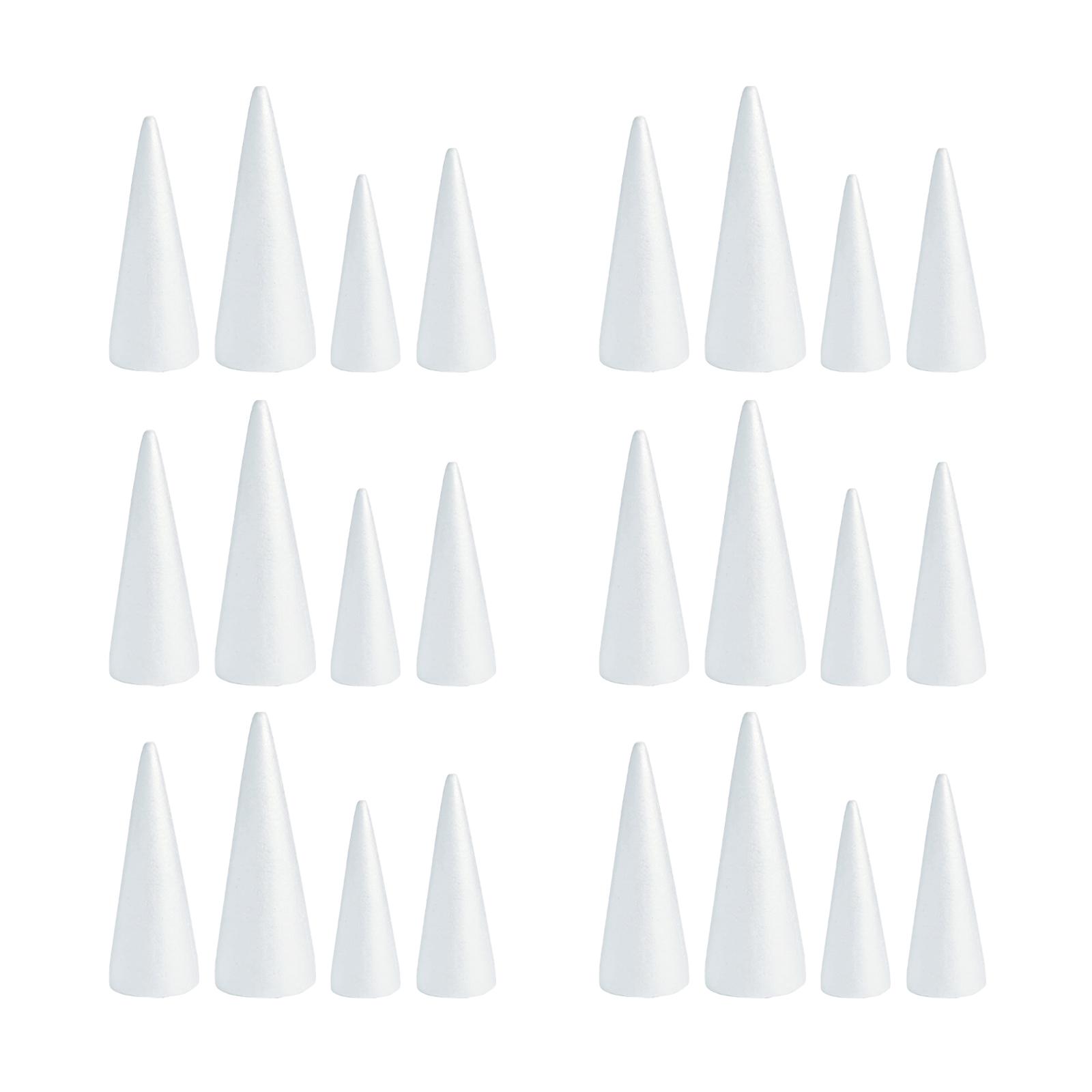 White Crafts Foam Cones for DI - Art Craft Christmas Tree review and price