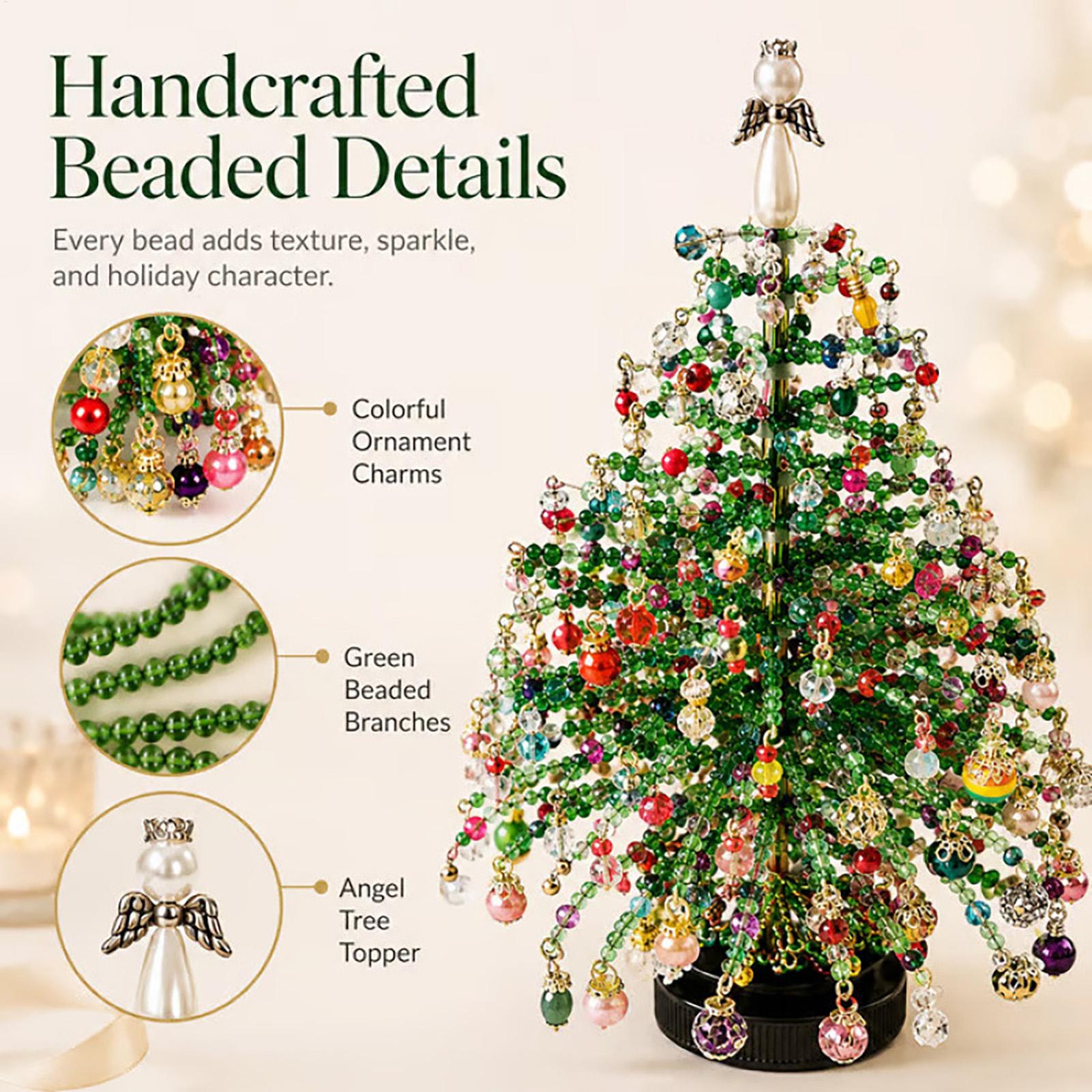 Miniature Beaded Christmas Tre - Art Craft Christmas Tree review and price