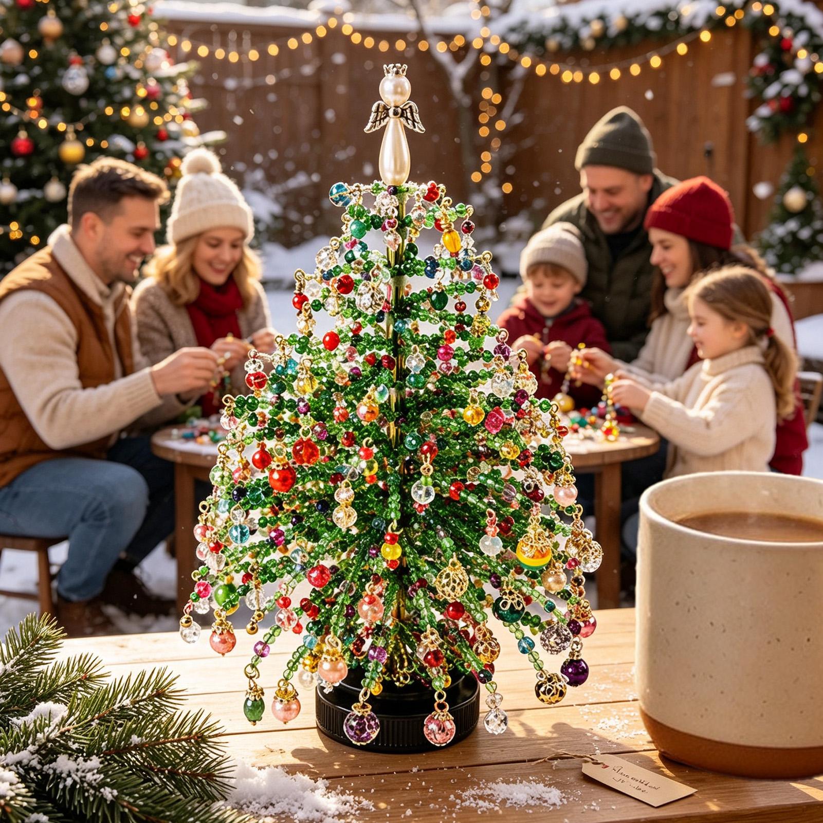 Miniature Beaded Christmas Tre - Art Craft Christmas Tree review and price