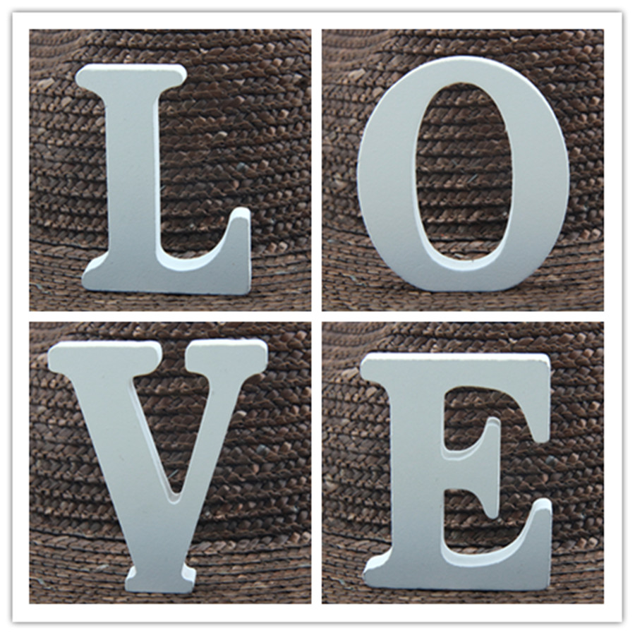 1pc 8CM White Wooden Letter En - Art Craft Letter A review and price