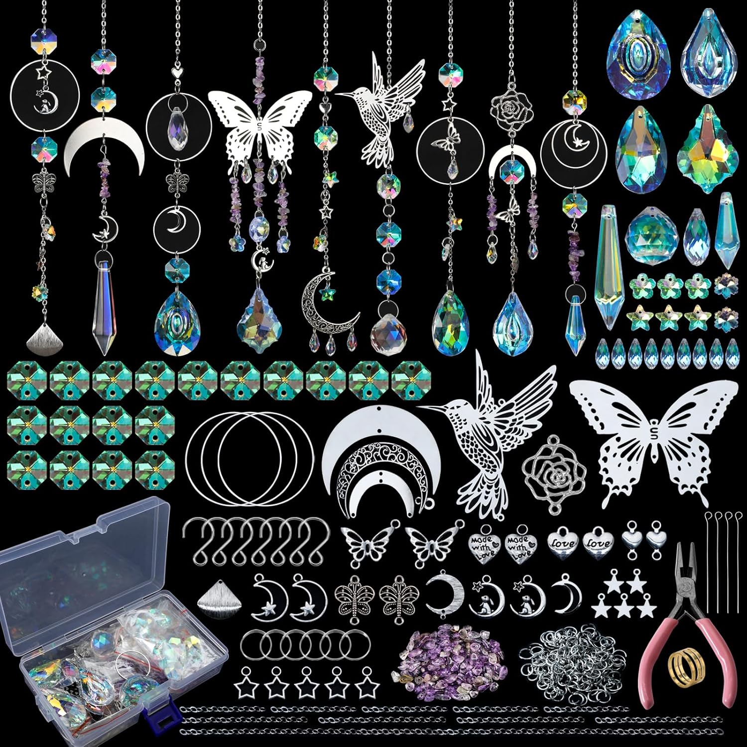 DIY 400pcs SunCatchers Making  - Art Craft Rainbow review and price