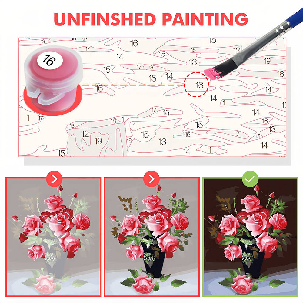 DIY Drawing By Numbers Blueber - Art Craft Gifts For Adults review and price