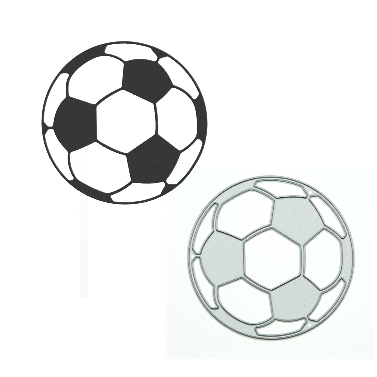 Ball Football Pattern Cutting  - Art And Craft Photos review and price