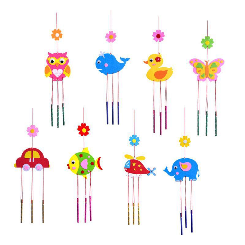1Pcs Children DIY Wind Chimes  - Art Craft Rainbow review and price