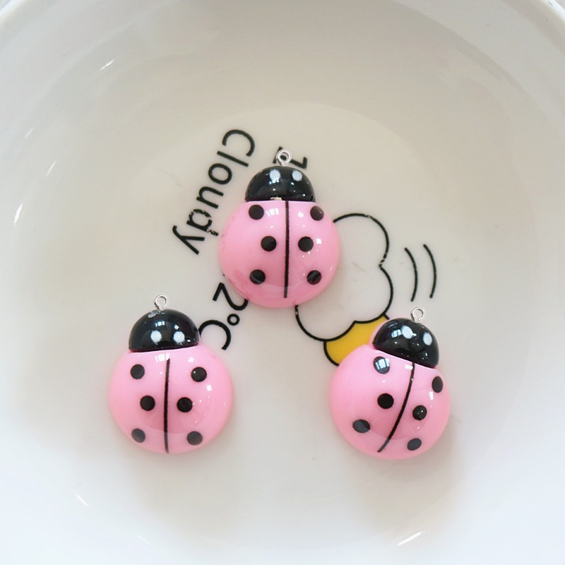 10Pcs Shiny Ladybug Flat Back  - Art Craft Ladybug review and price