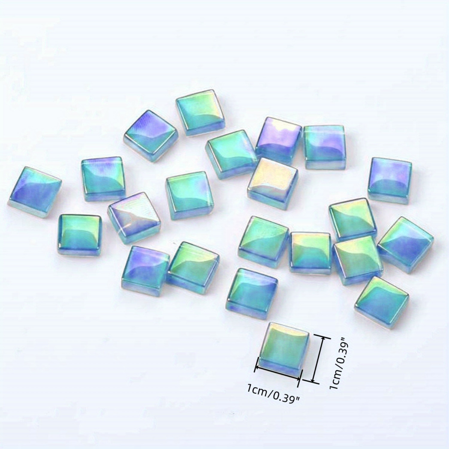 10mm Blue Glass Mosaic Tiles S - Art And Craft Photos review and price